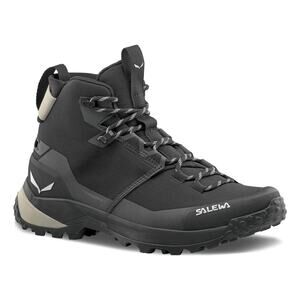SALEWA WOMEN'S PUEZ MID POWERTEX WATERPROOF TRAIL BOOT  - BLACK/BLACK - 7.5